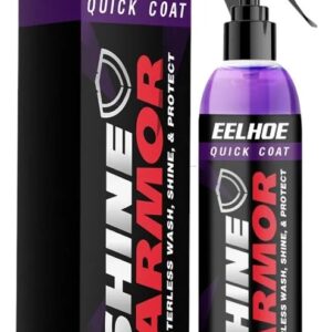 Spray Cera Cerámica EELHOE Shine Armor 💧 - Lavado sin Agua, Abrillantador y Protector para Autos. 3 en 1, Fórmula Nanotecnología.