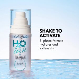 Fijador de Maquillaje H2O Lock L.A. Girl | Fórmula Bifásica Selladora e Iluminadora - Anti-Resequedad